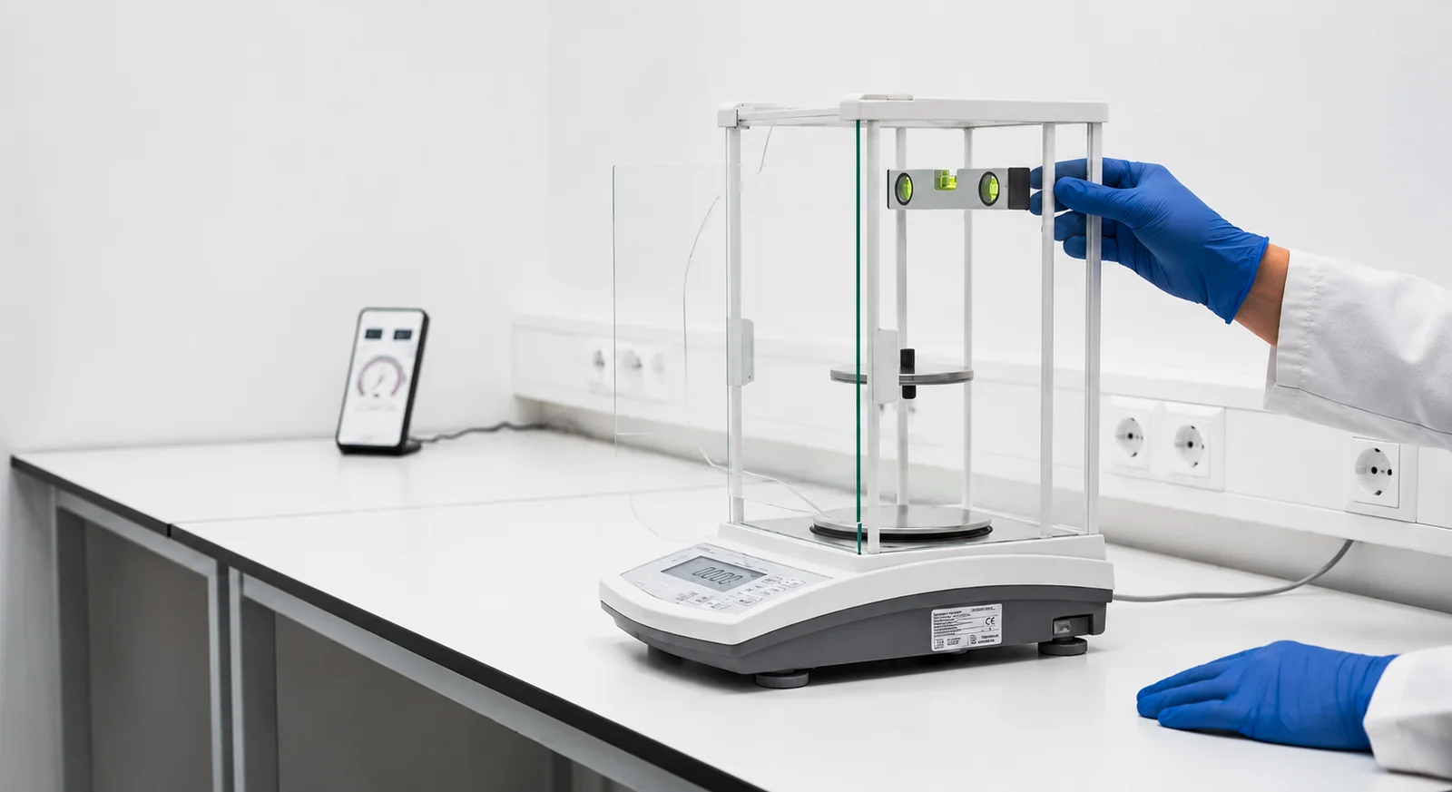 Calibración de una balanza de precisión en laboratorio